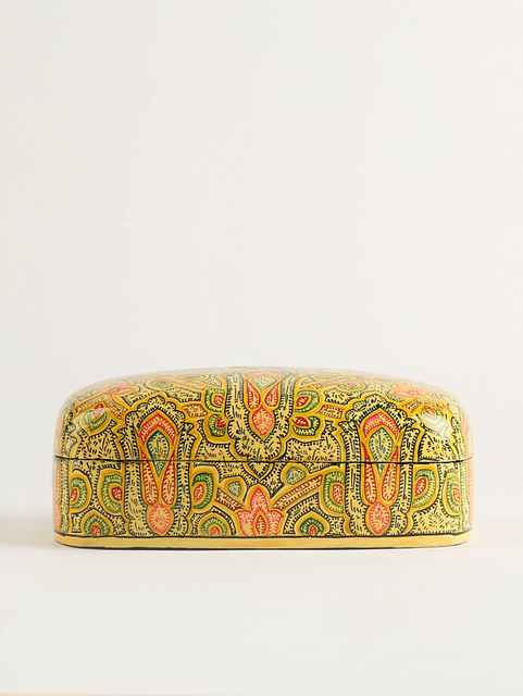 Kashmiri Art Paper Mache Multipurpose Jeweller Box