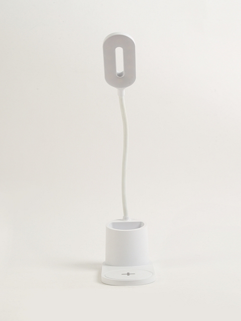 Lamp with Wireless Charger and Stationery Holder