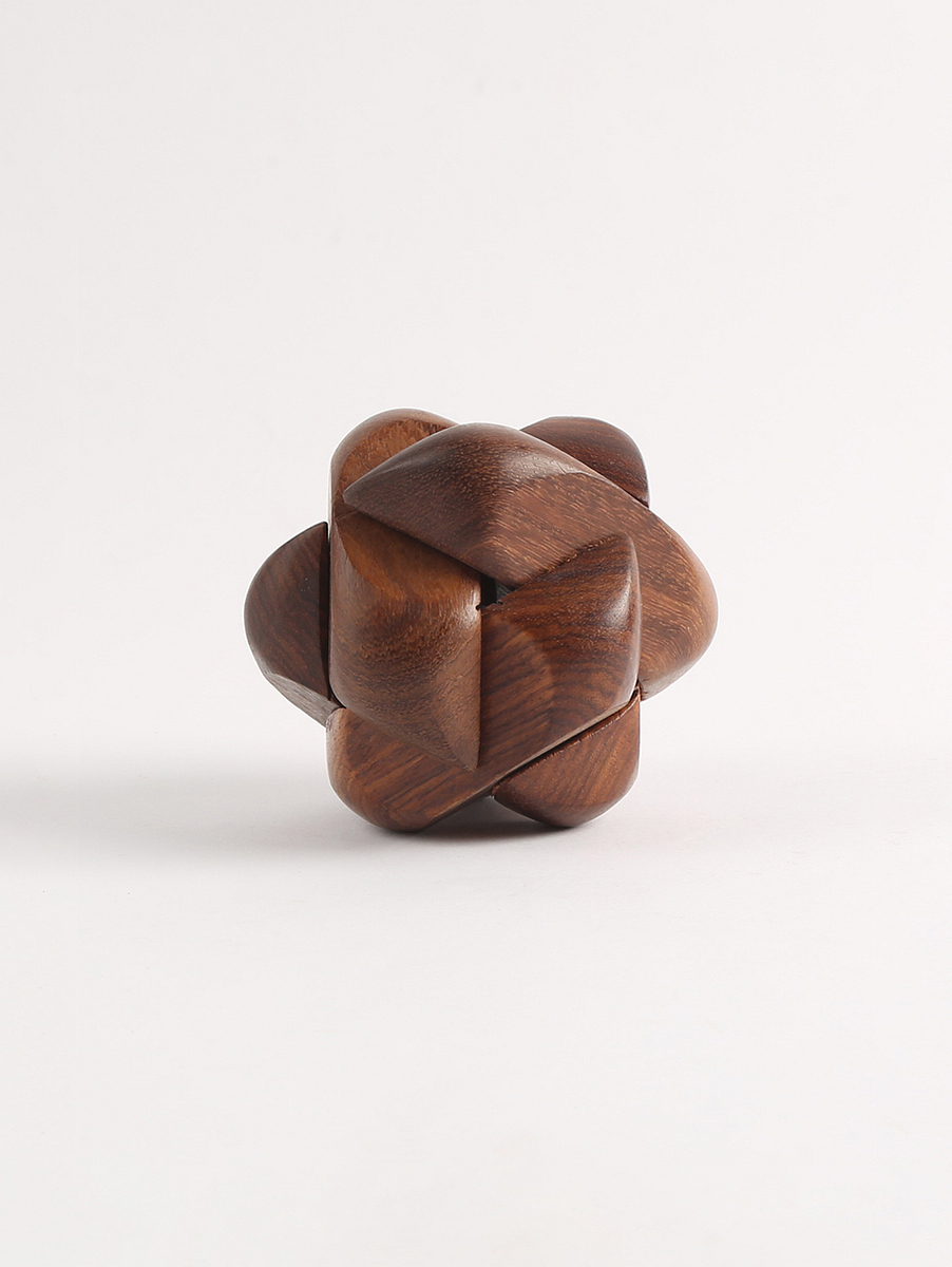 Wooden Joinery Sphere Puzzle - Small