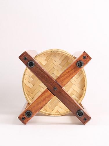 Bamboo Planter Util Light Brown